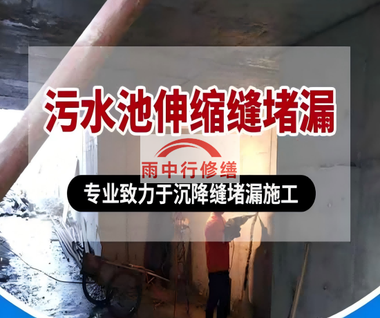 黑河大吉铁塔污水池（沉淀池）堵漏案例